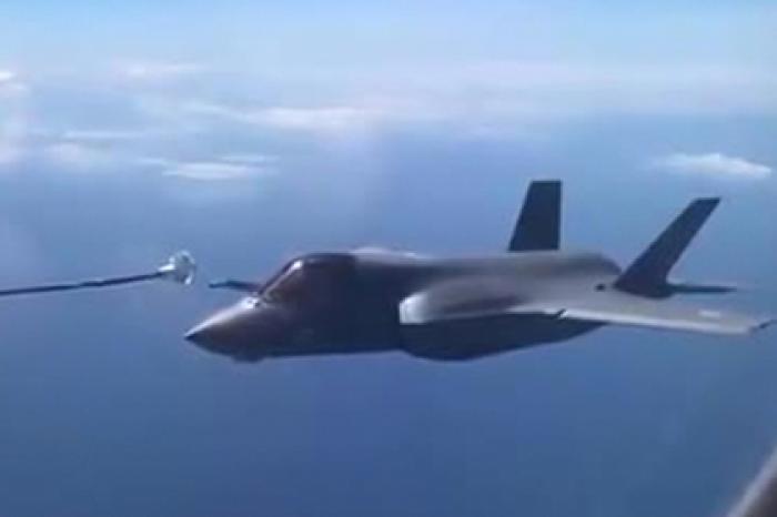 Дозаправка F-35B над Атлантикой попала на видео