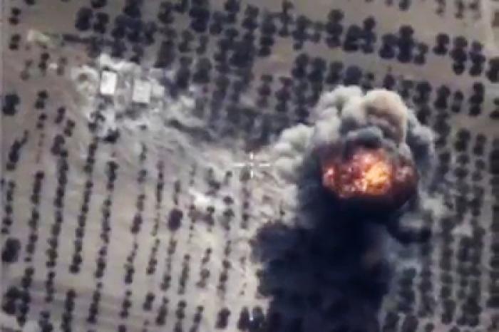 Опубликовано видео крупнейшей за год атаки России в Сирии