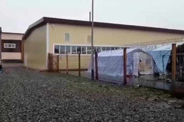 Появилось видео сгоревшего палаточного лагеря в Хабаровском крае