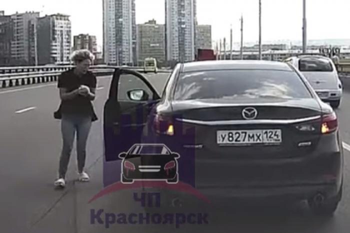 Россиянка остановилась на мосту и спасла котенка