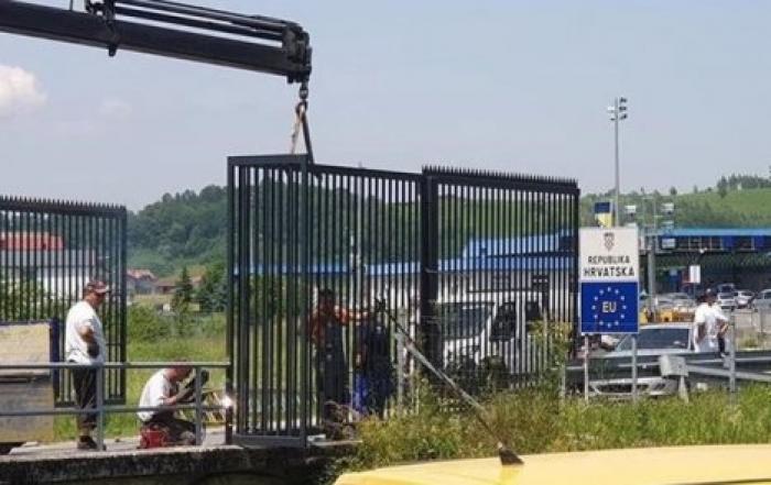 Словения строит "стену" на границе с Хорватией