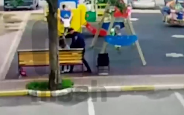 Убийство женщины на глазах у детей в Подмосковье попало на видео
