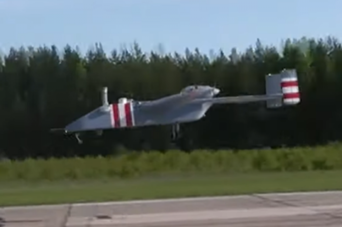 Первый полет нового российского беспилотника показали на видео