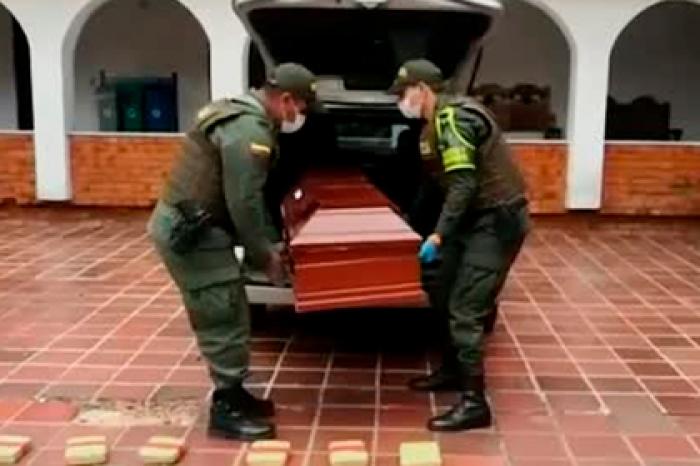 Видео забитых наркотиками гробов попало в сеть