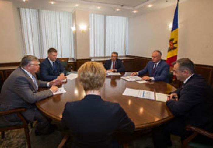 PREŞEDINTELE IGOR DODON ŞI-A EXPRIMAT SPERANŢA CĂ MOLDOVA VA COLABORA CU BANCA DE DEZVOLTARE EURASIATICĂ