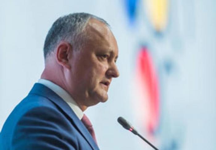 PREŞEDINTELE IGOR DODON CONSIDERĂ CĂ MOLDOVA TREBUIE SĂ DEVINĂ „O PLATFORMĂ DE COOPERARE ÎNTRE OCCIDENT ŞI RUSIA”