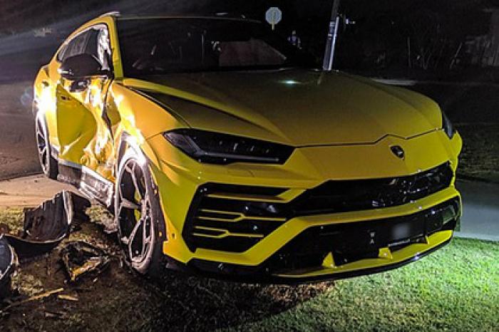 Подросток угнал машину, попытался удрать от полиции и разбил чужой Lamborghini