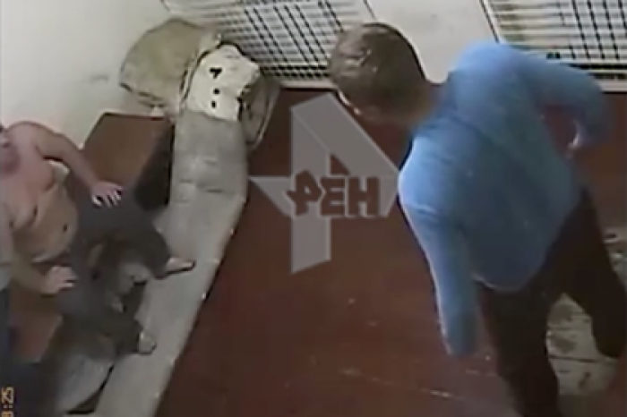 Появилось видео дебоша обварившегося в полиции российского футболиста