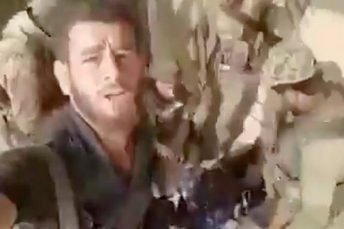 Появилось видео подготовки казни женщины протурецкими боевиками