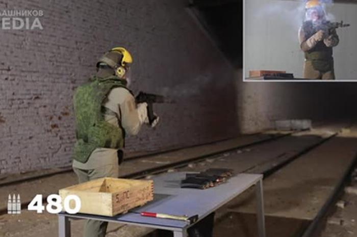 Разрыв ствола АК-12 от безостановочной стрельбы сняли на видео