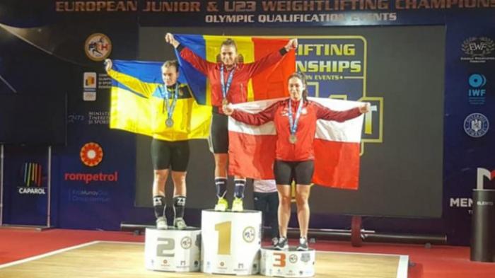 Спортсменка из Молдовы Екатерина Третьякова стала чемпионкой Европы по тяжелой атлетике