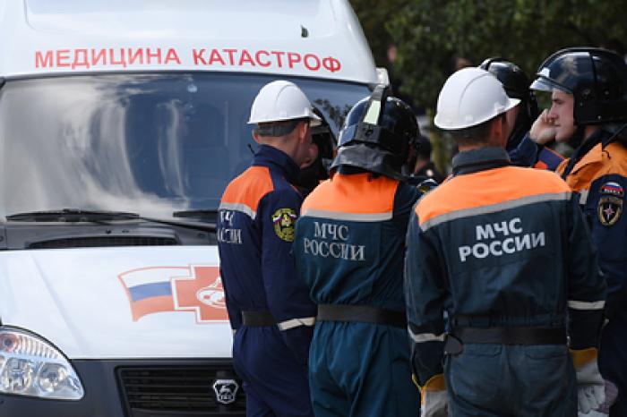 В Москве автобус пробил газопровод