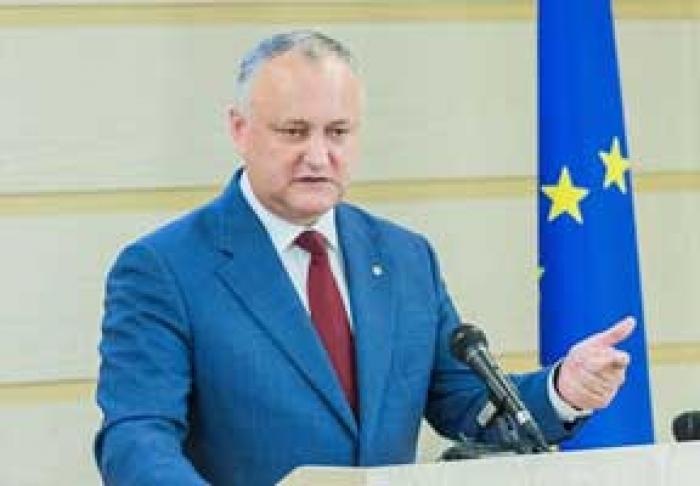 PREŞEDINTELE IGOR DODON CONSIDERĂ CĂ PROBABILITATEA DEMISIEI GUVERNULUI ŞI ALEGERILOR ANTICIPATE „ESTE FOARTE ÎNALTĂ”