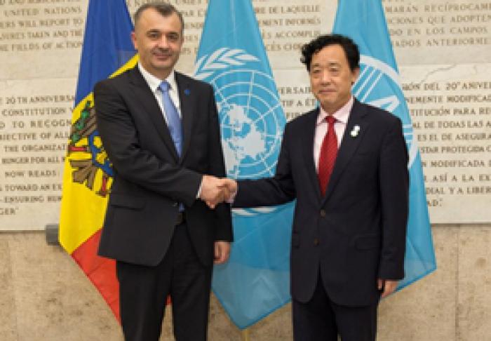 DIRECTORUL GENERAL AL FAO: MOLDOVA A FOST SELECTATĂ ÎN CALITATE DE STAT PRIORITAR PENTRU ASISTENŢA ORGANIZAȚIEI