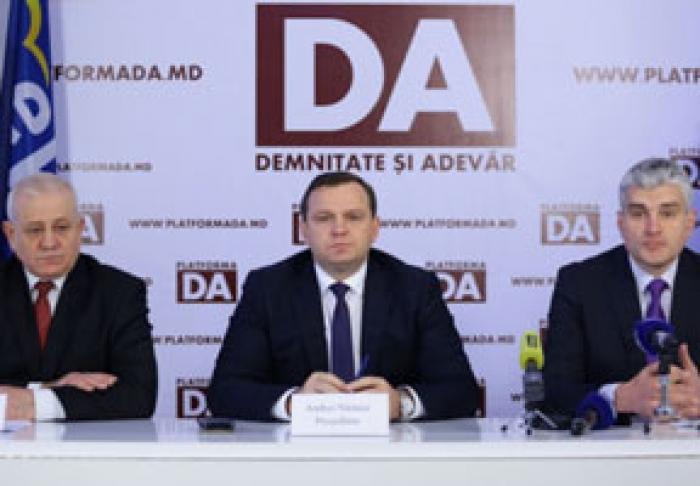 PLATFORMA DA NU ARE DE GÂND SĂ TOLEREZE „JOCURILE POLITICE ALE PDM ŞI PSRM”
