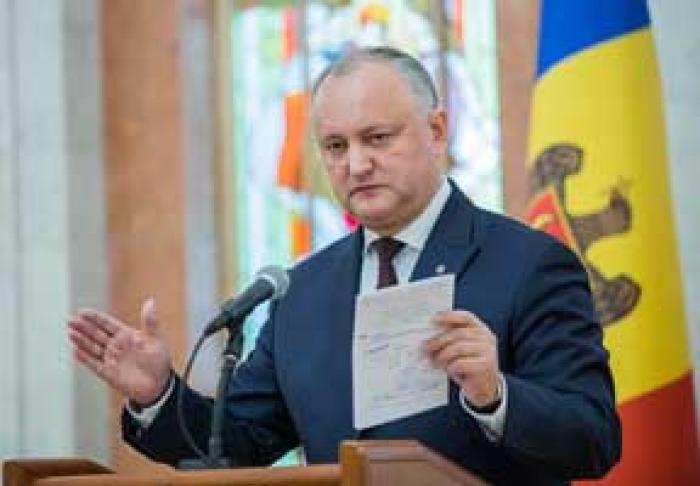 PREŞEDINTELE IGOR DODON DĂ ASIGURĂRI CETĂŢENILOR CĂ ÎN NOUL AN MOLDOVA VA AVEA ŞI GAZE, ŞI ENERGIE ELECTRICĂ