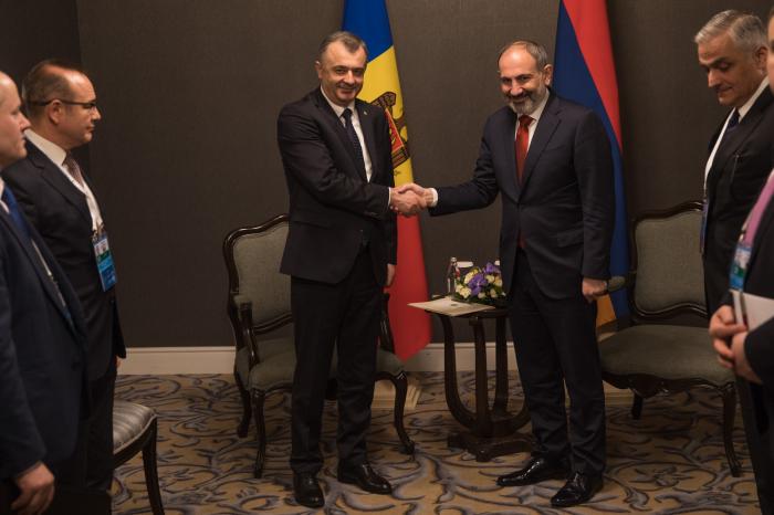 Ion Chicu a avut o întâlnire cu Nikol Pashinyan, Prim-ministrul Armeniei