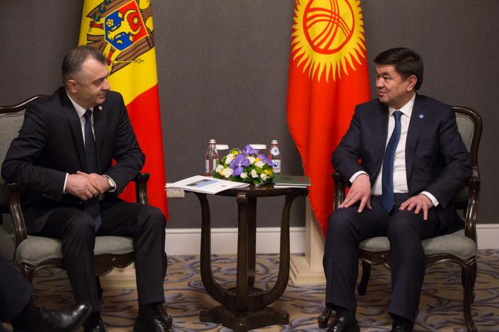 Ion Chicu s-a întâlnit cu Mukhammedkalyi Abylgaziev, Premierul Republicii Kyrgyzstan