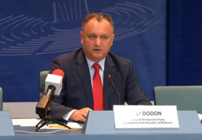 PREŞEDINTELE IGOR DODON VA ŢINE UN DISCURS LA SESIUNEA APCE ŞI VA RĂSPUNDE LA ÎNTREBĂRILE DEPUTAȚILOR