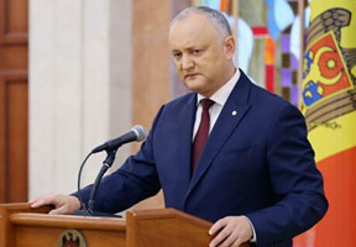 PREŞEDINTELE IGOR DODON SUSŢINE CĂ INCLUDEREA LUI VLADIMIR PLAHOTNIUC ÎN LISTA DE SANCŢIUNI A SUA „ESTE UN SEMNAL BUN ŞI AŞTEPTAT”