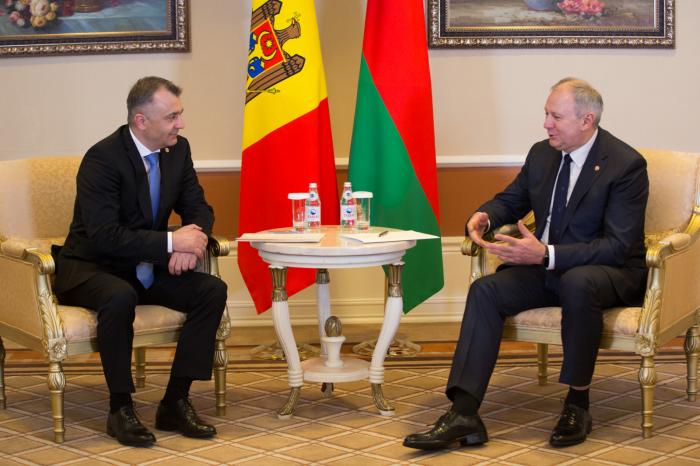 Premierul Ion Chicu a avut o întâlnire cu Serghei Rumas, Prim-ministrul Republicii Belarus