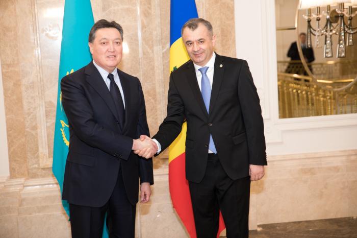 Premierul Ion Chicu a discutat cu Prim-ministrul Republicii Kazahstan, Askar Mamin