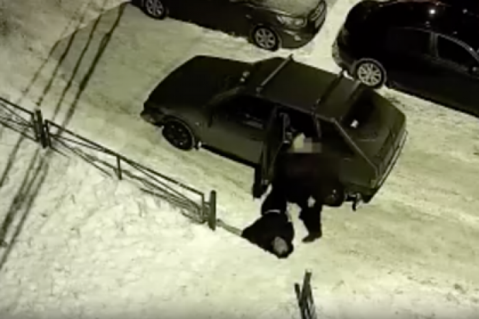 Россиянин выбросил мертвого мужчину из машины и попал на видео
