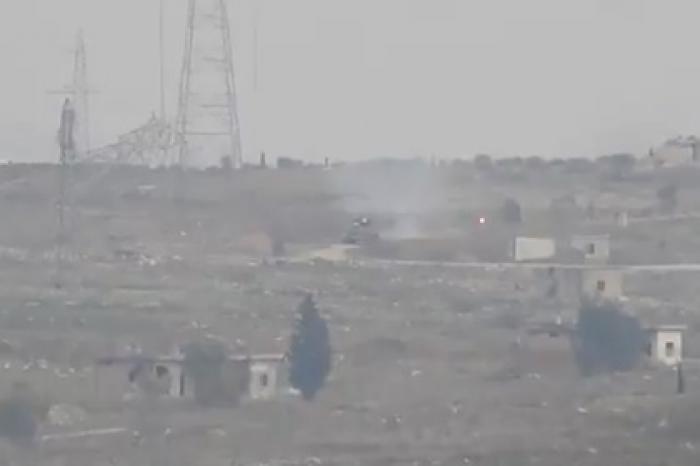 Уничтожение ракетой Т-55 попало на видео