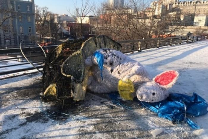 В российском городе сожгли символ года за 670 тысяч рублей