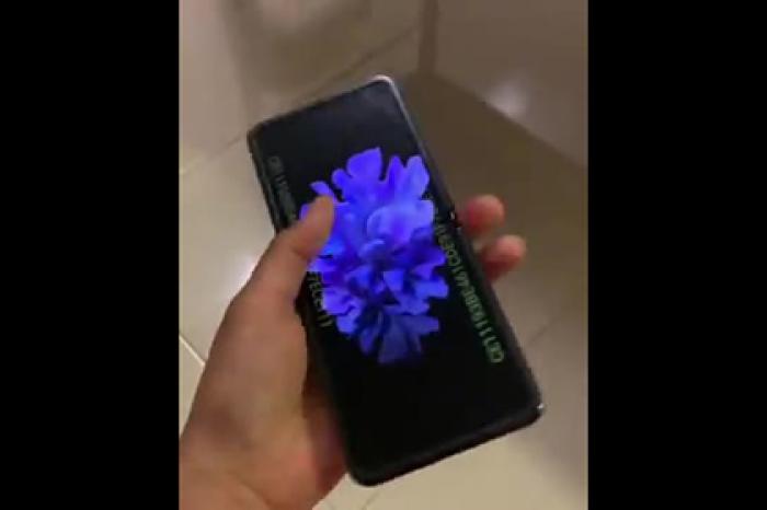 Новый складной телефон Samsung попал на видео