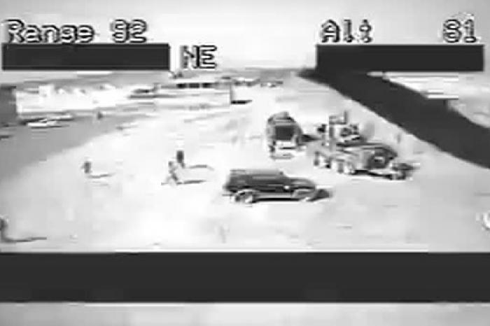 Появилось пугающее видео c неизвестного беспилотника-камикадзе