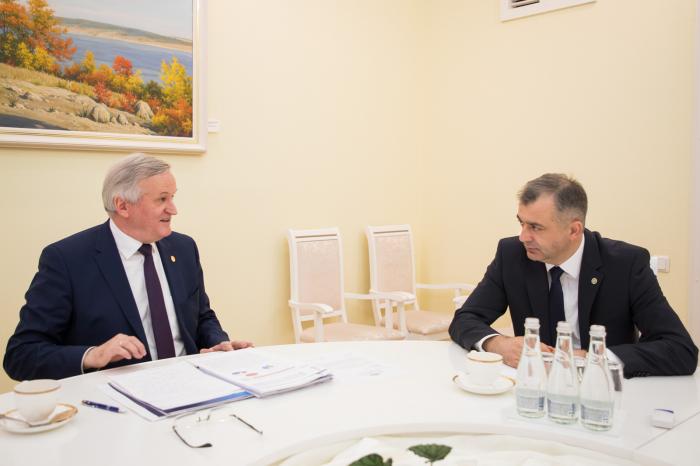 Premierul Ion Chicu a avut o discuție cu Ion Tighineanu, președintele AȘM
