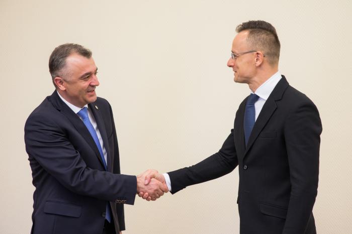 Premierul Ion Chicu s-a întâlnit cu Ministrul de externe al Ungariei, Peter Szijjarto