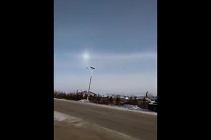 Пять солнц в небе поразили жителей Внутренней Монголии