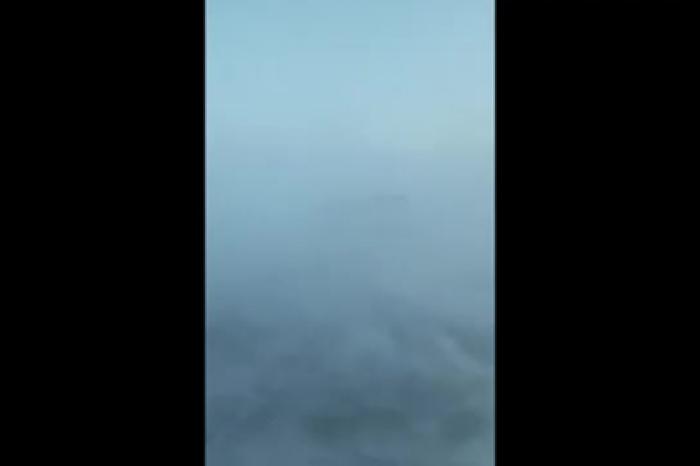 Сильная метель в Норильске попала на видео
