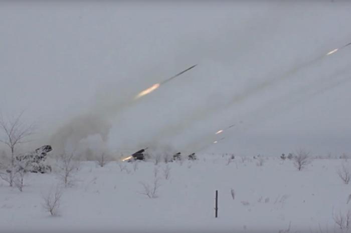 Стрельбу из новых «Градов» показали на видео