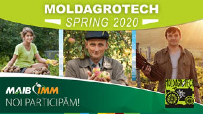 MOLDOVA AGROINDBANK INVITĂ AGRICULTORII LA CEA DE-A XXXVIII-A EDIȚIE A EXPOZIȚIEI MOLDAGROTECH 2020