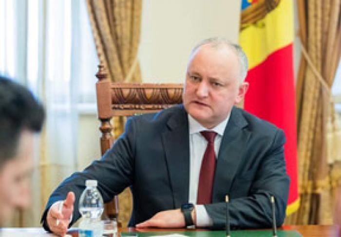 PREŞEDINTELE IGOR DODON CONSIDERĂ CĂ CONSILIUL AUDIOVIZUALULUI TREBUIE SĂ-ŞI REVADĂ DECIZIA PRIVIND RESTRICŢIILE PENTRU PRESĂ