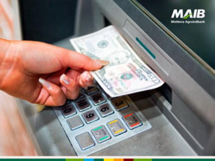 ​SCHIMB VALUTAR LA BANCOMATELE MAIB: SIMPLU, RAPID ŞI LA ORICE ORĂ