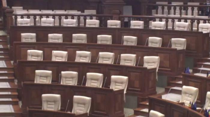 Ședința Parlamentului nu a avut loc din cauza lipsei de cvorum