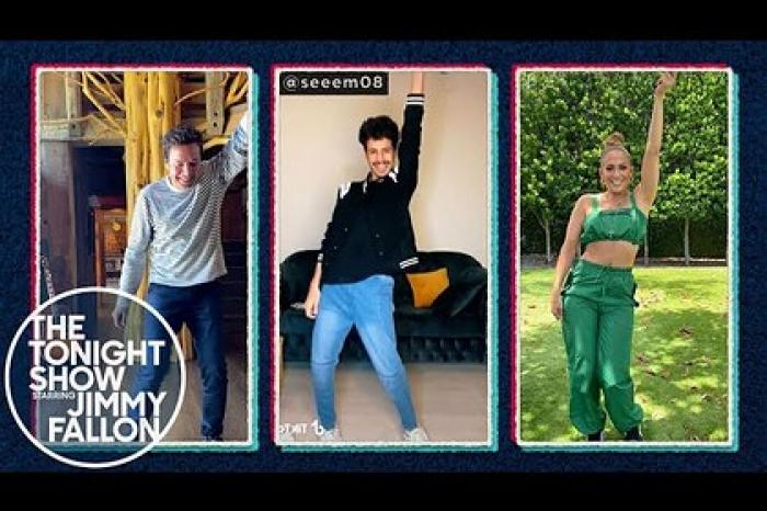 Дженнифер Лопес повторила популярные танцы из TikTok