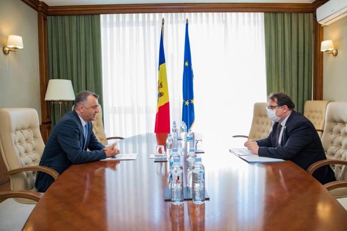 Premierul a avut o întâlnire cu Peter Michalko, Ambasadorul UE în RM