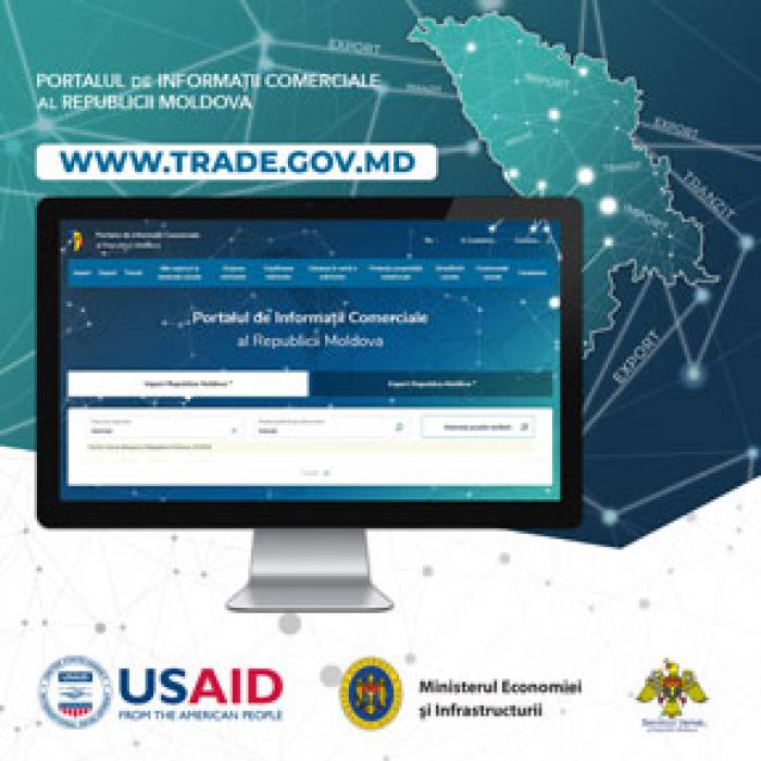 ​TOATĂ INFORMAȚIA NECESARĂ PENTRU COMERȚUL EXTERNAL MOLDOVEI, LA UN CLICK DISTANȚĂ