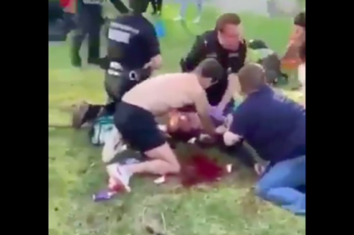 Опубликовано видео с места резни в Великобритании
