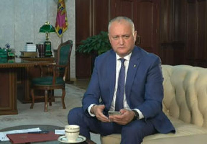 PREŞEDINTELE IGOR DODON A DECLARAT CĂ OLIGARHUL FUGAR VLADIMIR PLAHOTNIUC FACE PRESIUNE ASUPRA POLITICIENILOR, PROCURORILOR ŞI JUDECĂTORILOR