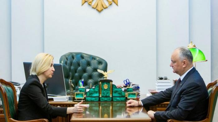 Preşedintele Igor Dodon s-a întâlnit cu başcanul Autonomiei Găgăuze, Irina Vlah. Subiectele discutate