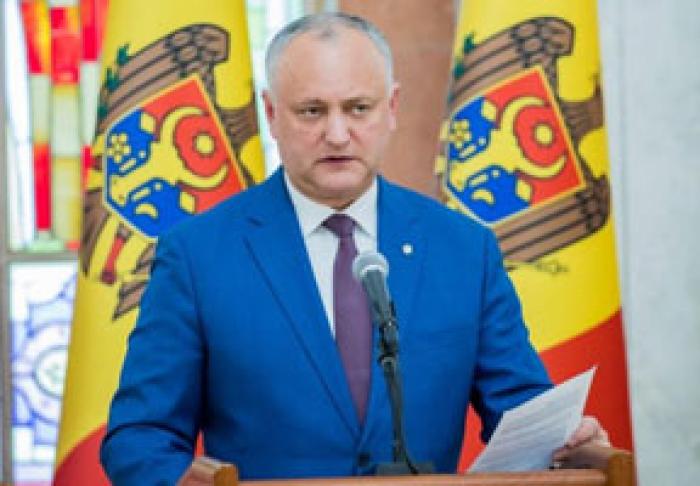 PREŞEDINTELE IGOR DODON A NUMIT PATRU CONDIŢII OBLIGATORII PENTRU DEZVOLTAREA DE SUCCES A ŢĂRII
