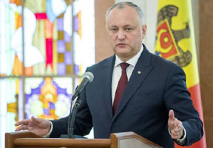 PREŞEDINTELE MOLDOVEI A DECLARAT CĂ SUSŢINE DIALOGUL PERMANENT ŞI CONSTRUCTIV CU LIDERUL TRANSNISTRIEI