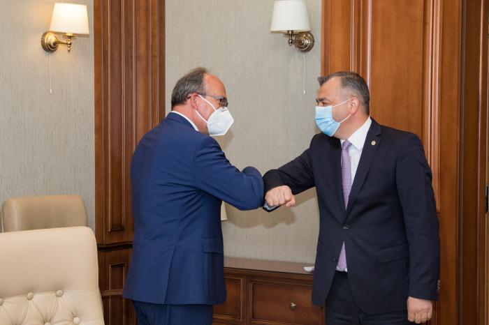 Șeful Guvernului a discutat cu E.S. Ambasadorul României la Chișinău, Daniel Ioniță