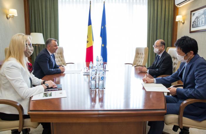 Ion Chicu l-a primit pe noul Ambasador al Japoniei la Chișinău